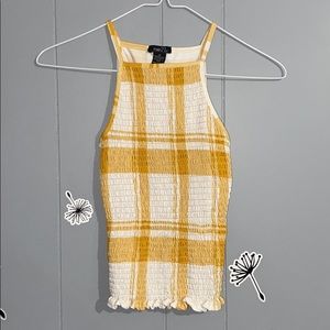 High neck yellow tank